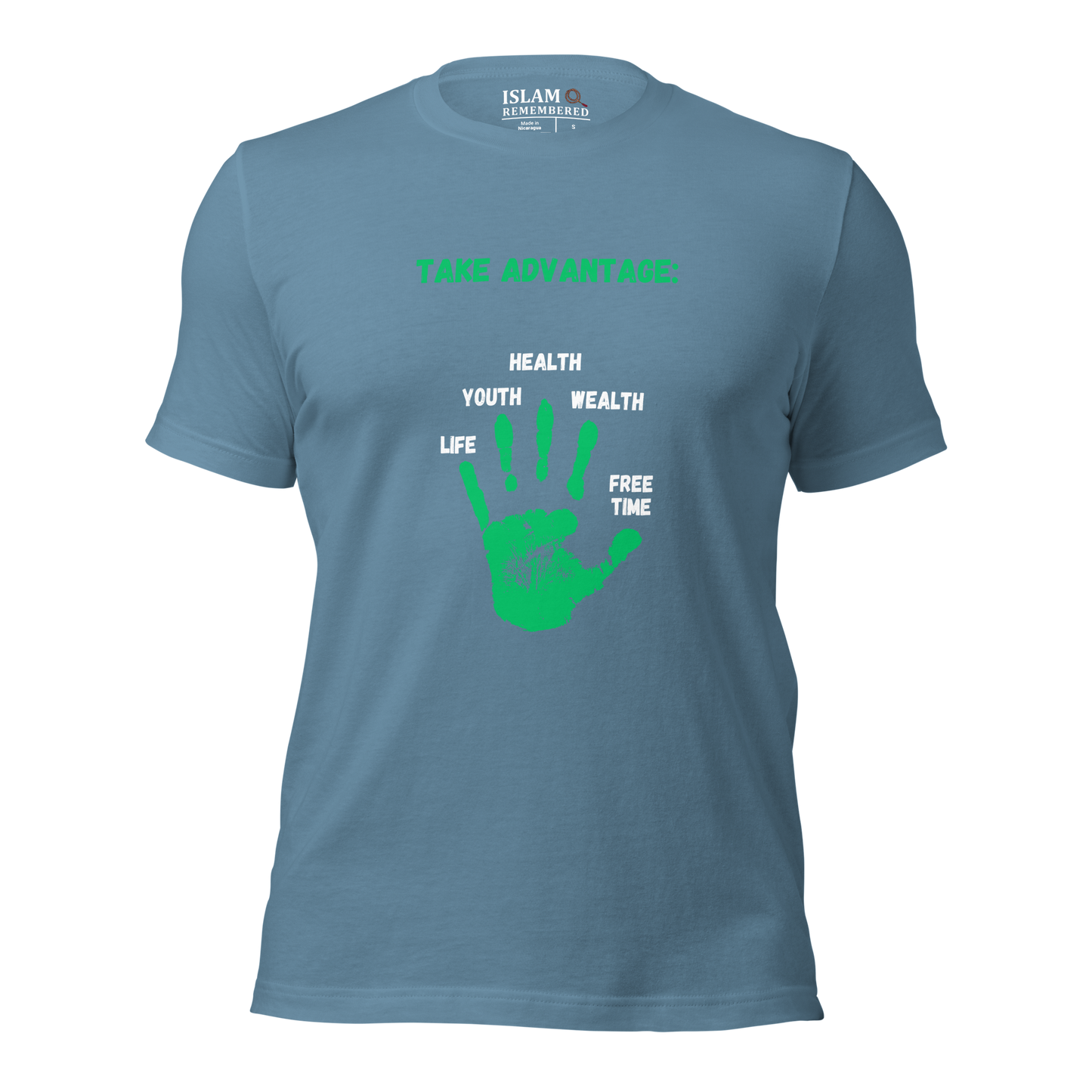 ADULT T-Shirt - ADVANTAGE - Green/White