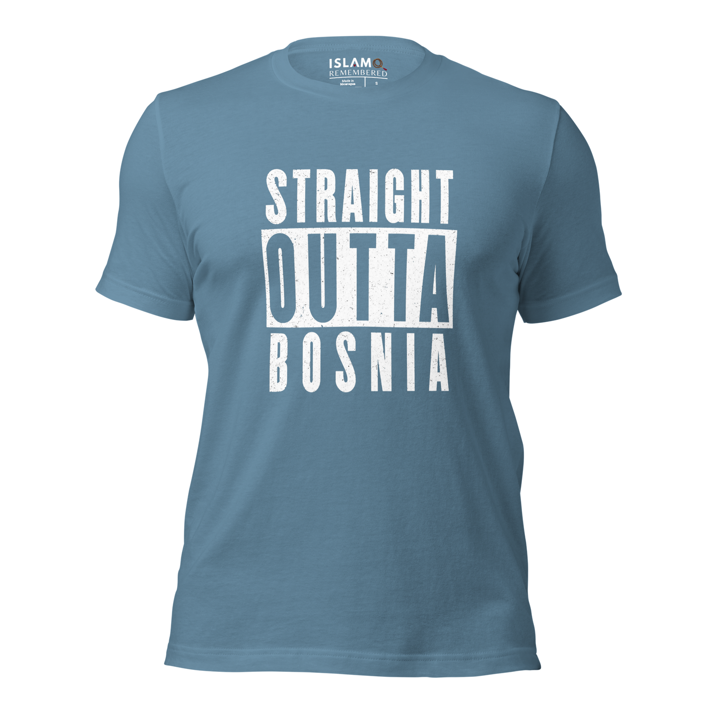 ADULT T-Shirt - STRAIGHT OUTTA BOSNIA