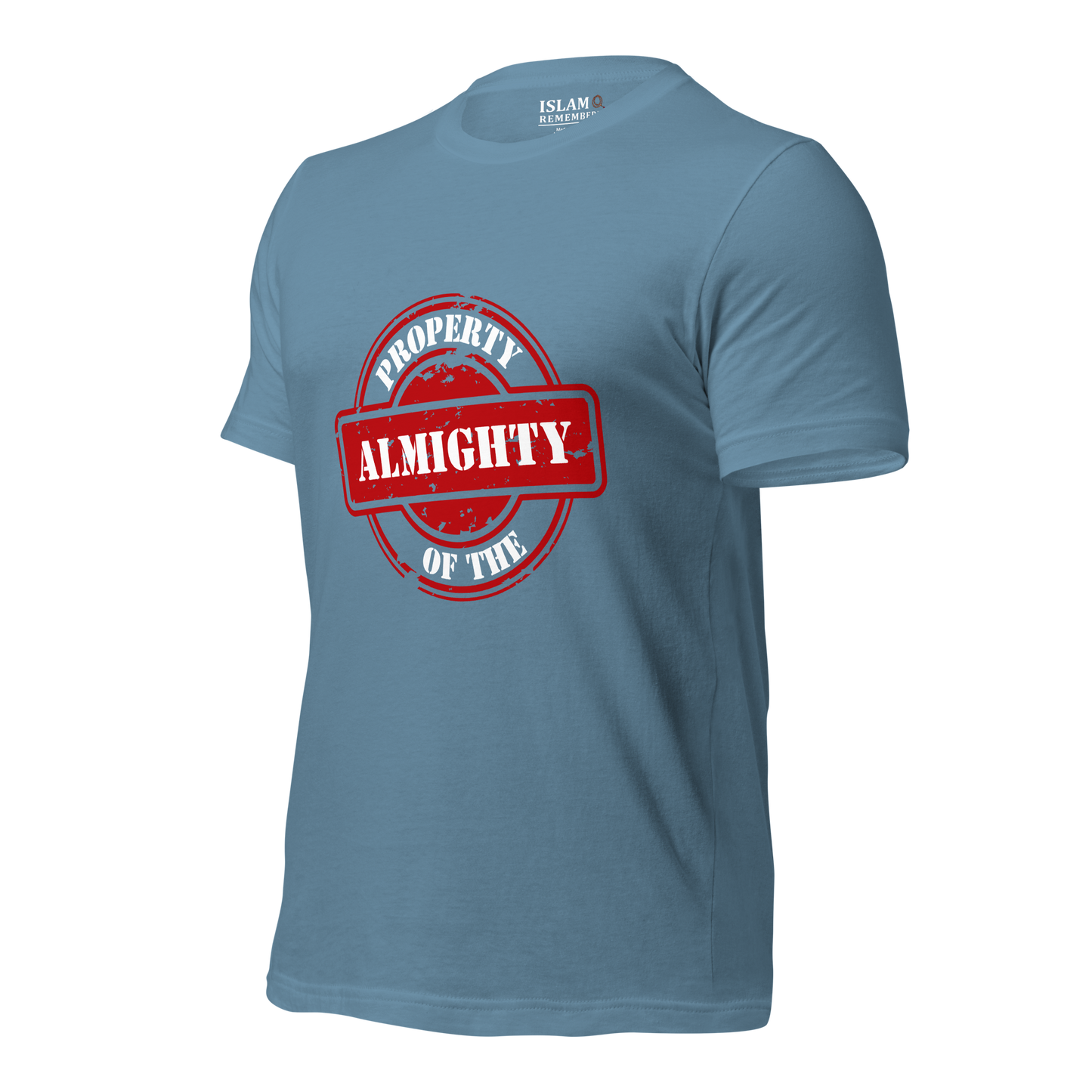 ADULT T-Shirt - PROPERTY OF THE ALMIGHTY - White/White/Red