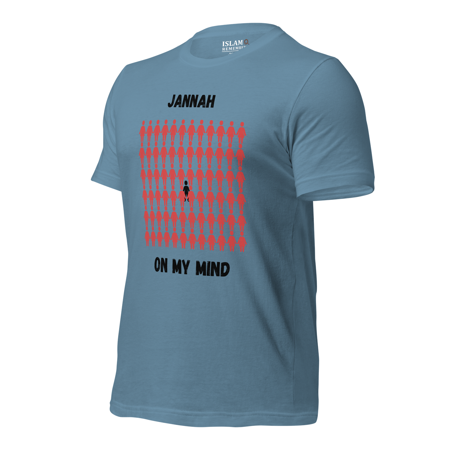 MEN's T-Shirt - JANNAH ON MY MIND - Black