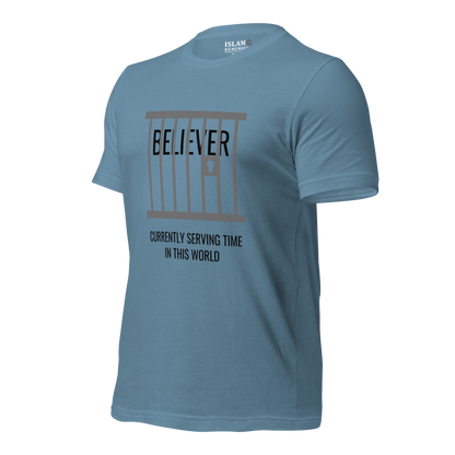 ADULT T-Shirt - BELIEVER SERVING TIME - Black