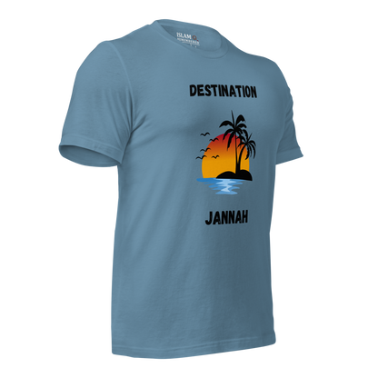 ADULT T-Shirt - DESTINATION JANNAH (Island Collection) - Black