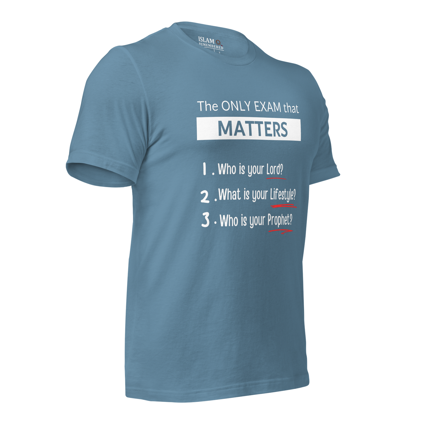 ADULT T-Shirt - ONLY EXAM MATTERS - White