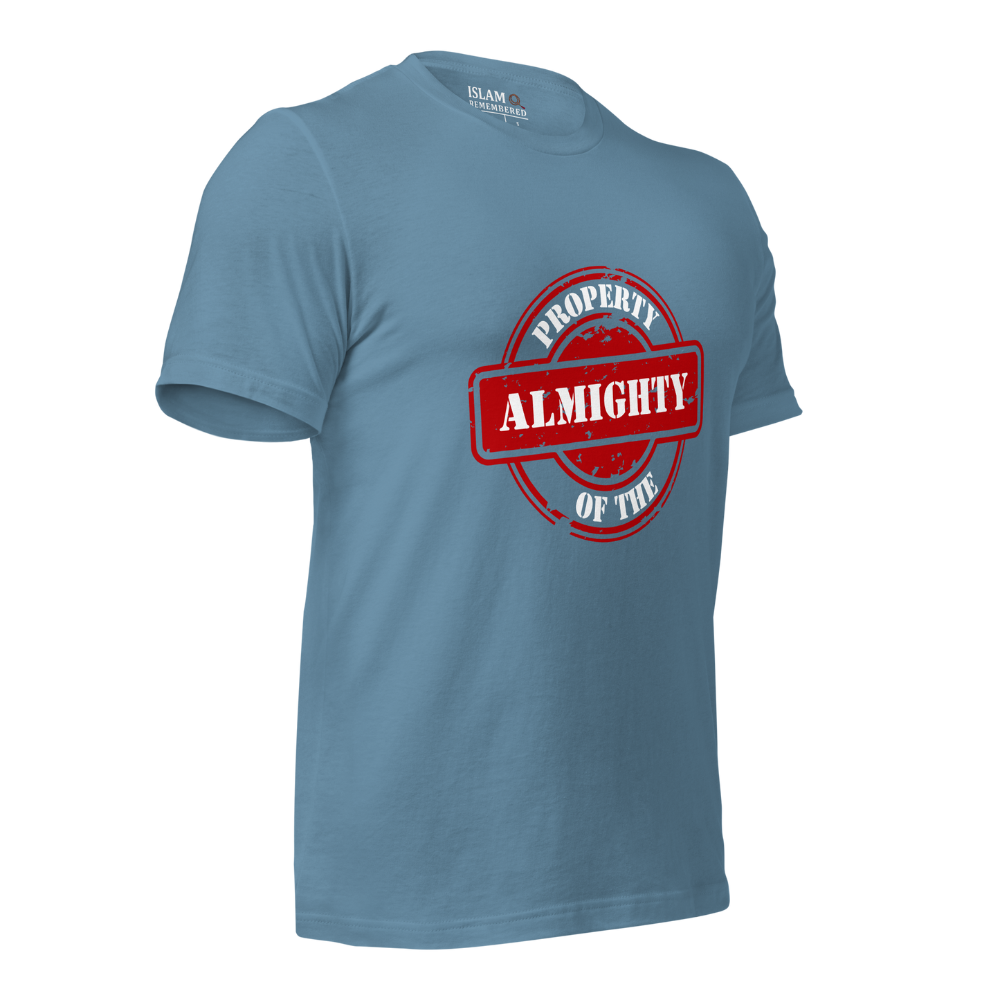 ADULT T-Shirt - PROPERTY OF THE ALMIGHTY - White/White/Red