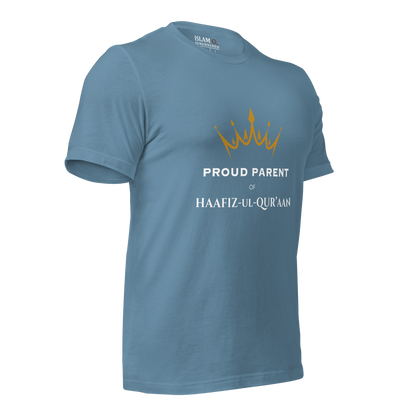 ADULT T-Shirt - PROUD PARENT OF HAAFIZ - White