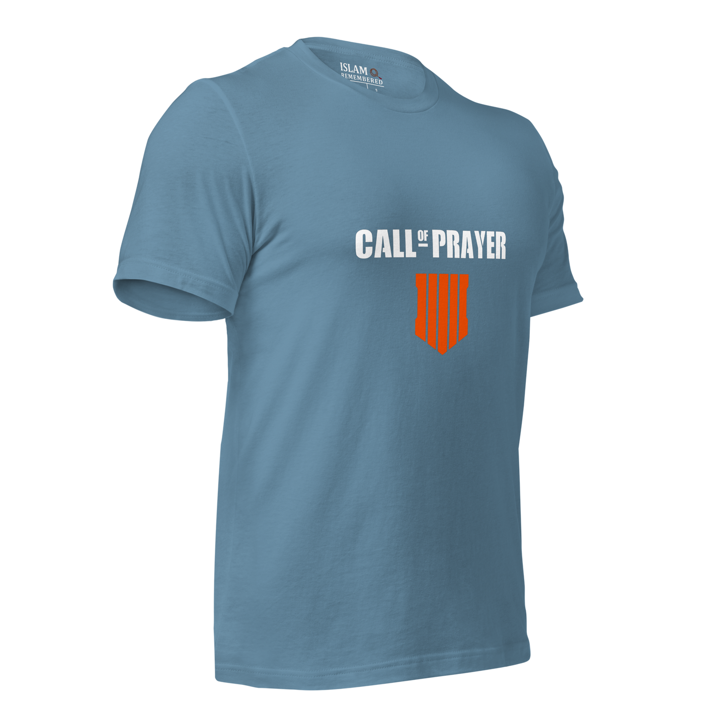 ADULT T-Shirt - CALL OF PRAYER - White/Orange