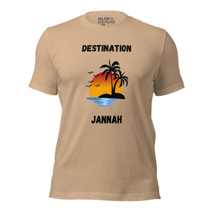 ADULT T-Shirt - DESTINATION JANNAH (Island Collection) - Black