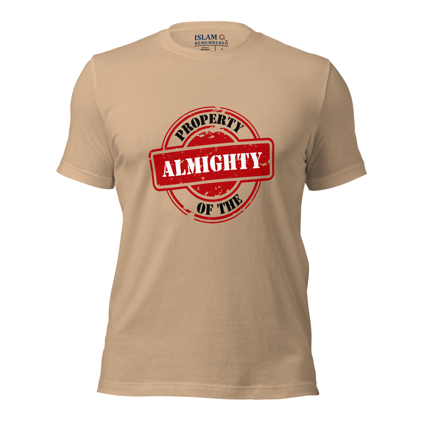 ADULT T-Shirt - PROPERTY OF THE ALMIGHTY - Black/White