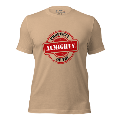 ADULT T-Shirt - PROPERTY OF THE ALMIGHTY - Black/White