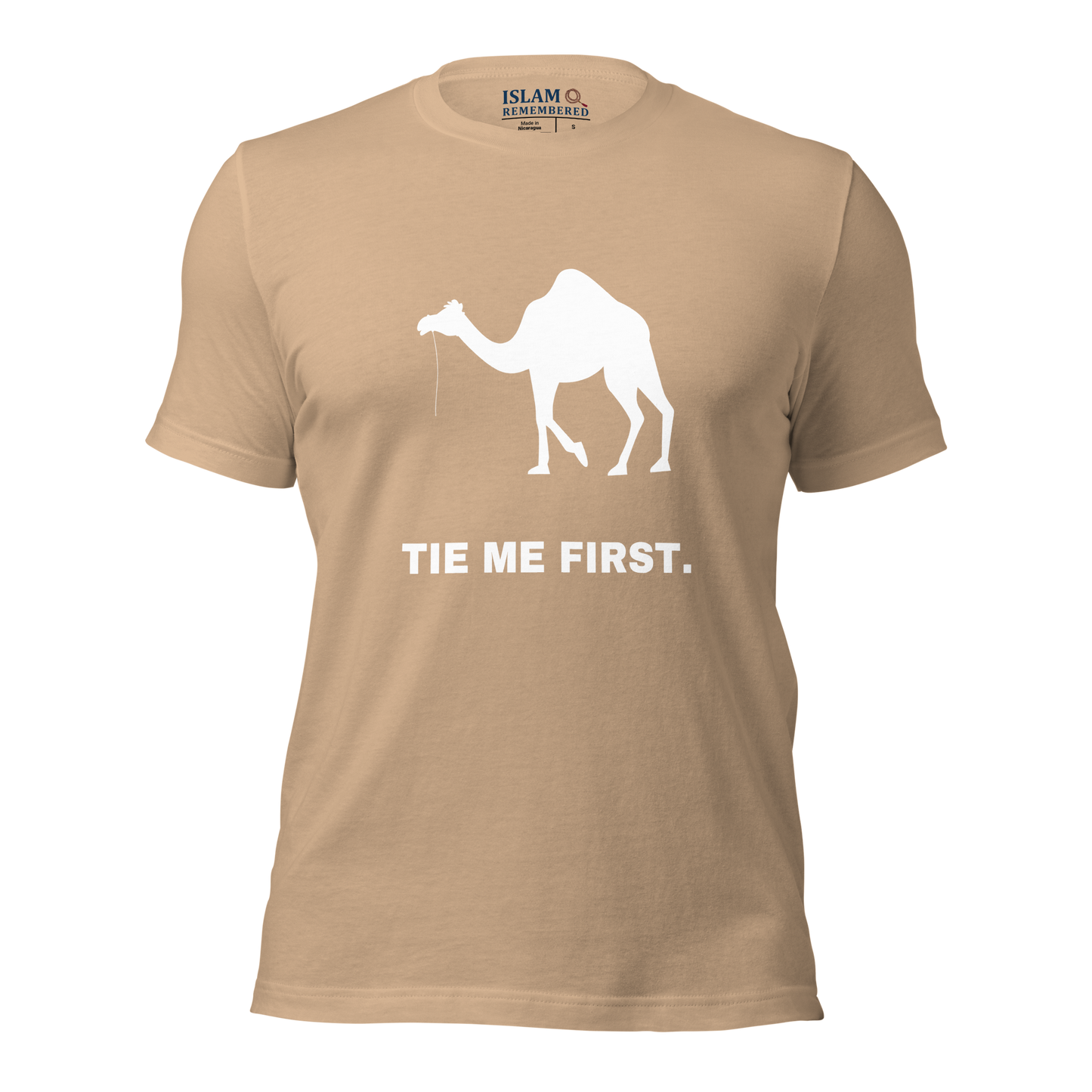 ADULT T-Shirt - TIE ME FIRST - White