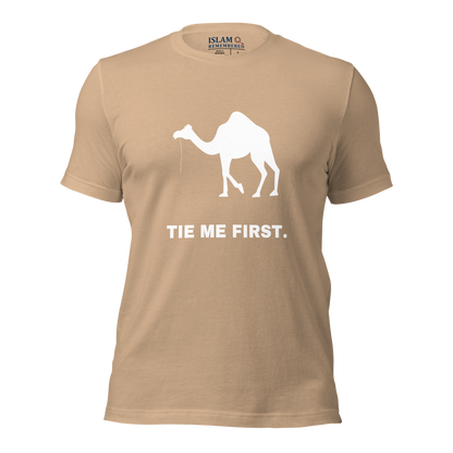 ADULT T-Shirt - TIE ME FIRST - White