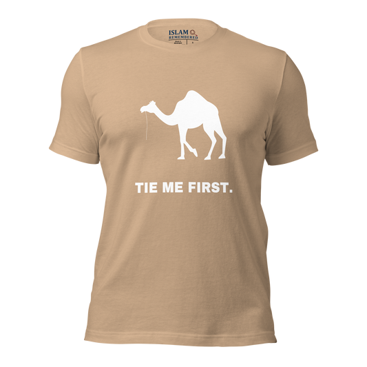 ADULT T-Shirt - TIE ME FIRST - White