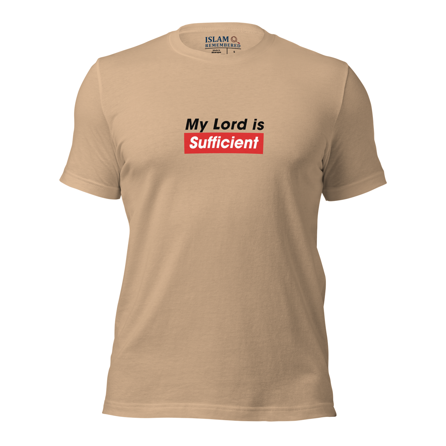 ADULT T-Shirt - MY LORD IS SUFFICIENT - Black