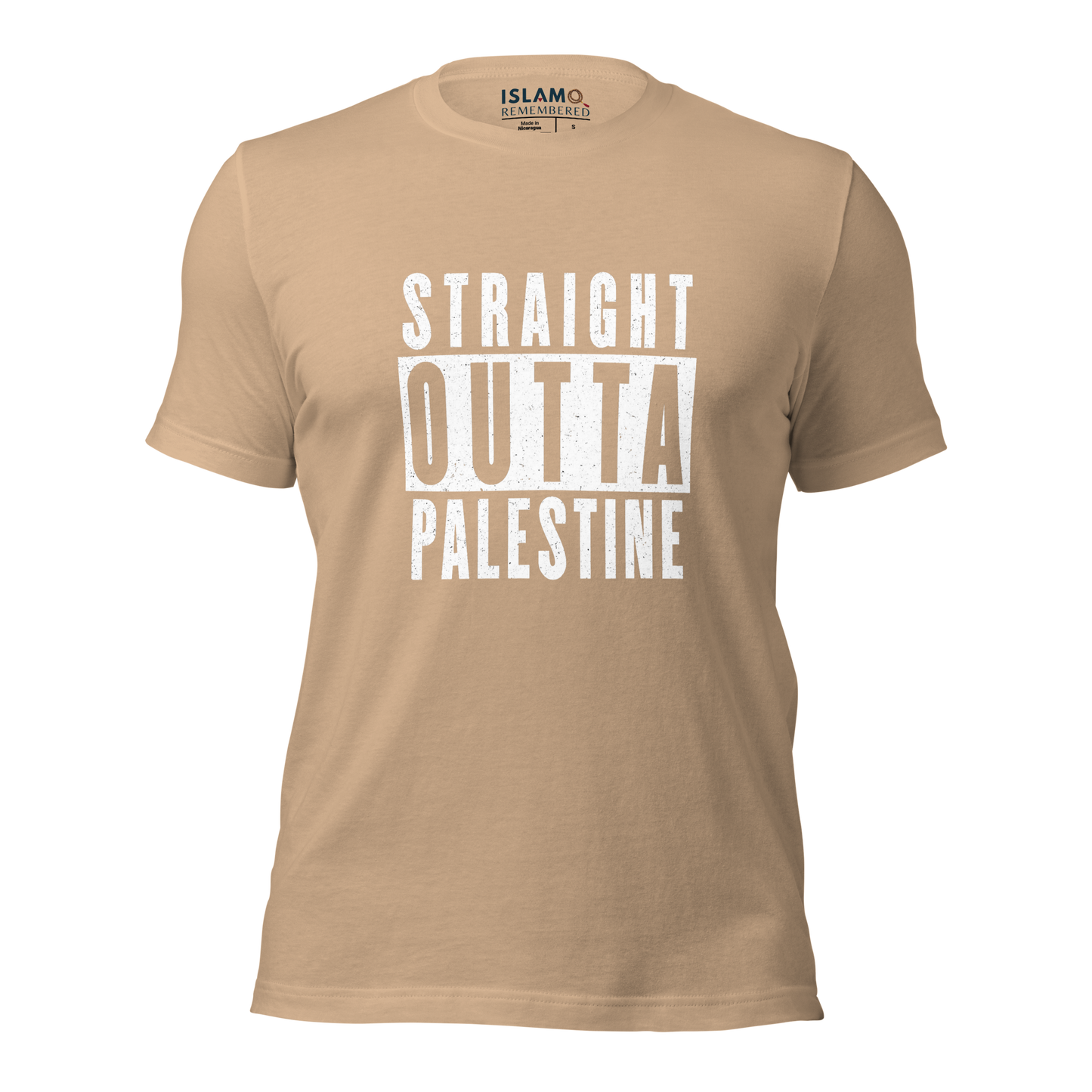 ADULT T-Shirt - STRAIGHT OUTTA PALESTINE