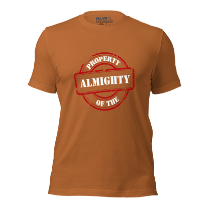 ADULT T-Shirt - PROPERTY OF THE ALMIGHTY - White