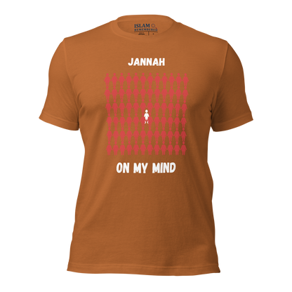 MEN's T-Shirt - JANNAH ON MY MIND - White