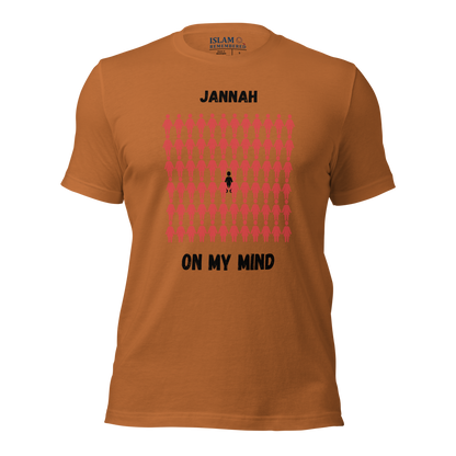 MEN's T-Shirt - JANNAH ON MY MIND - Black