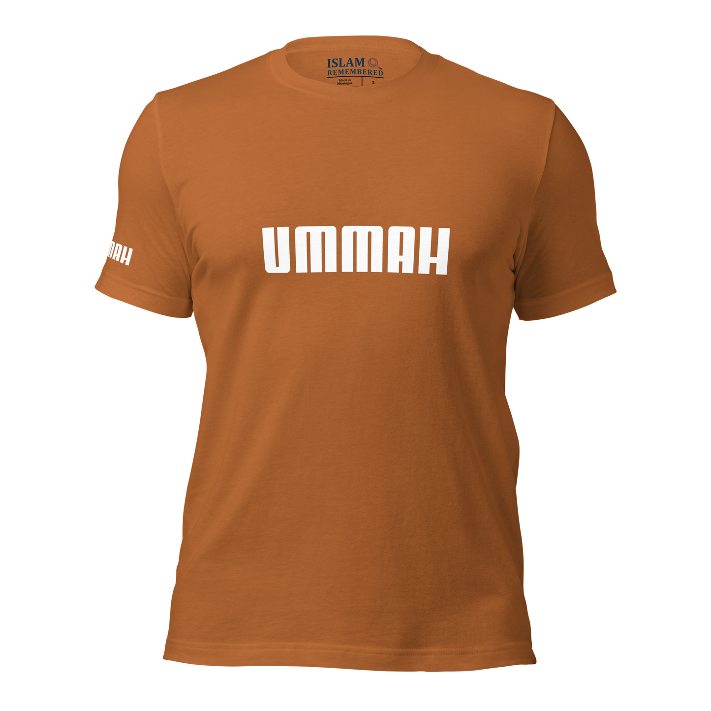 ADULT T-Shirt - UMMAH (w/ Arm Logo) - White