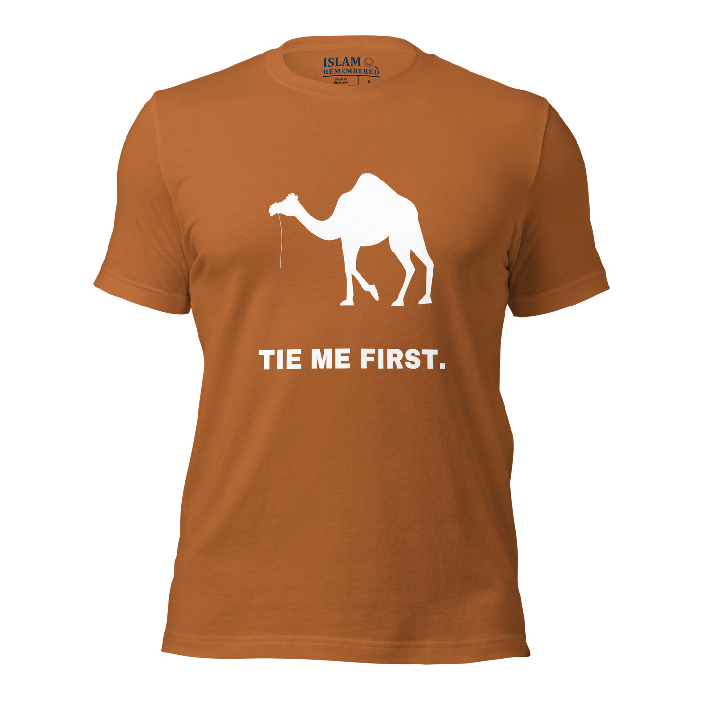 ADULT T-Shirt - TIE ME FIRST - White