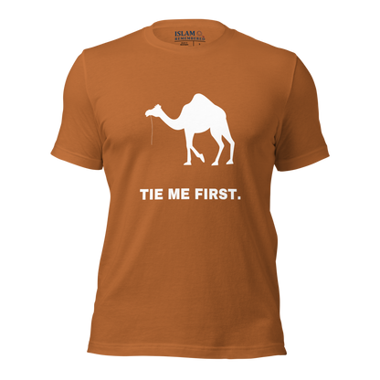 ADULT T-Shirt - TIE ME FIRST - White