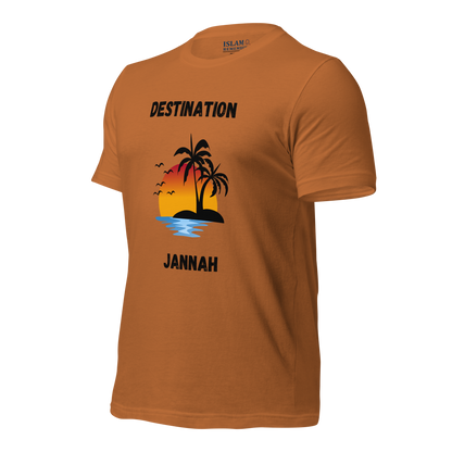 ADULT T-Shirt - DESTINATION JANNAH (Island Collection) - Black