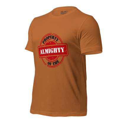 ADULT T-Shirt - PROPERTY OF THE ALMIGHTY - Black/White