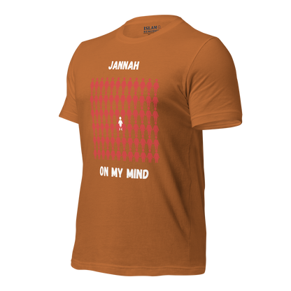 MEN's T-Shirt - JANNAH ON MY MIND - White