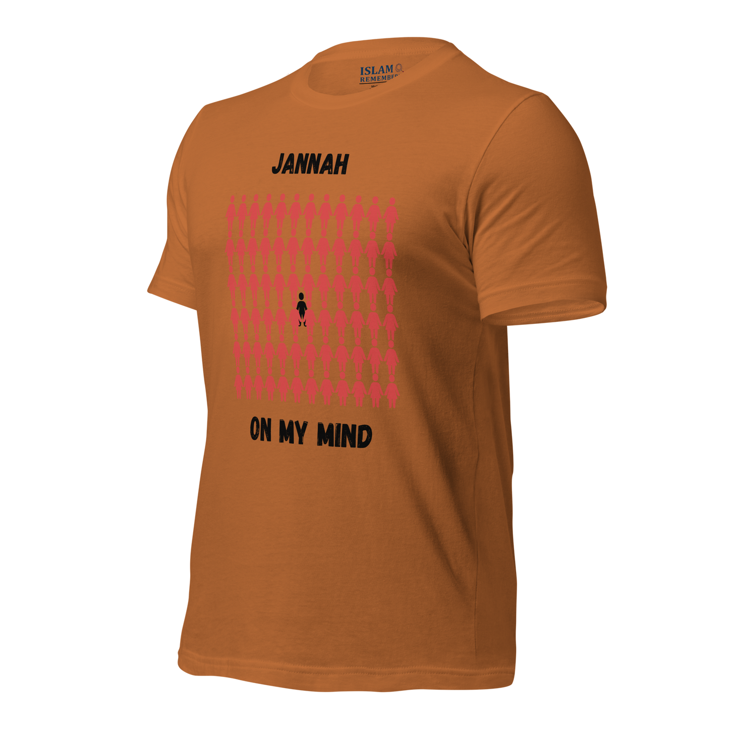 MEN's T-Shirt - JANNAH ON MY MIND - Black