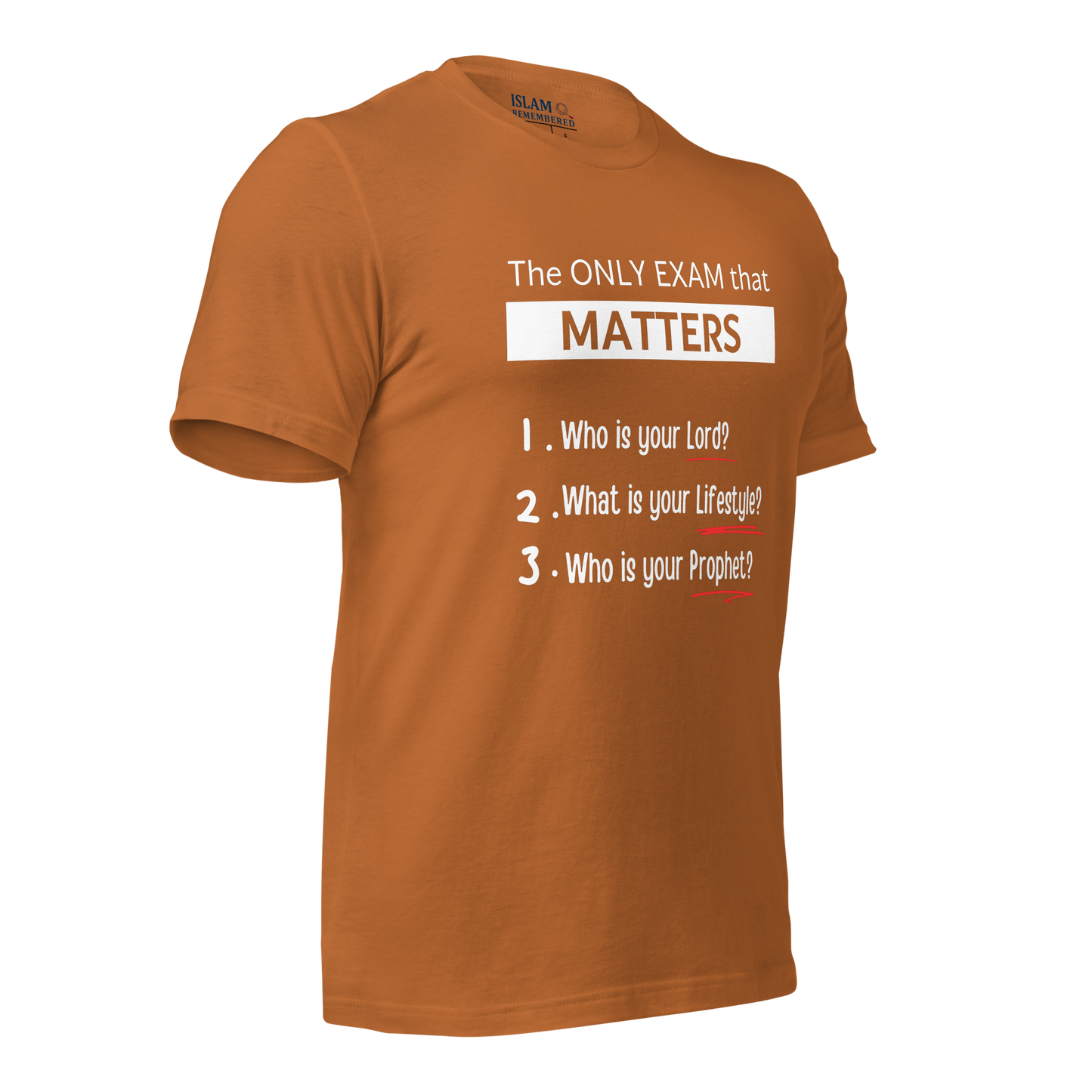 ADULT T-Shirt - ONLY EXAM MATTERS - White