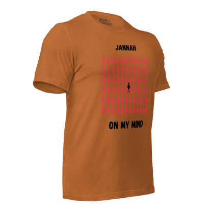 MEN's T-Shirt - JANNAH ON MY MIND - Black