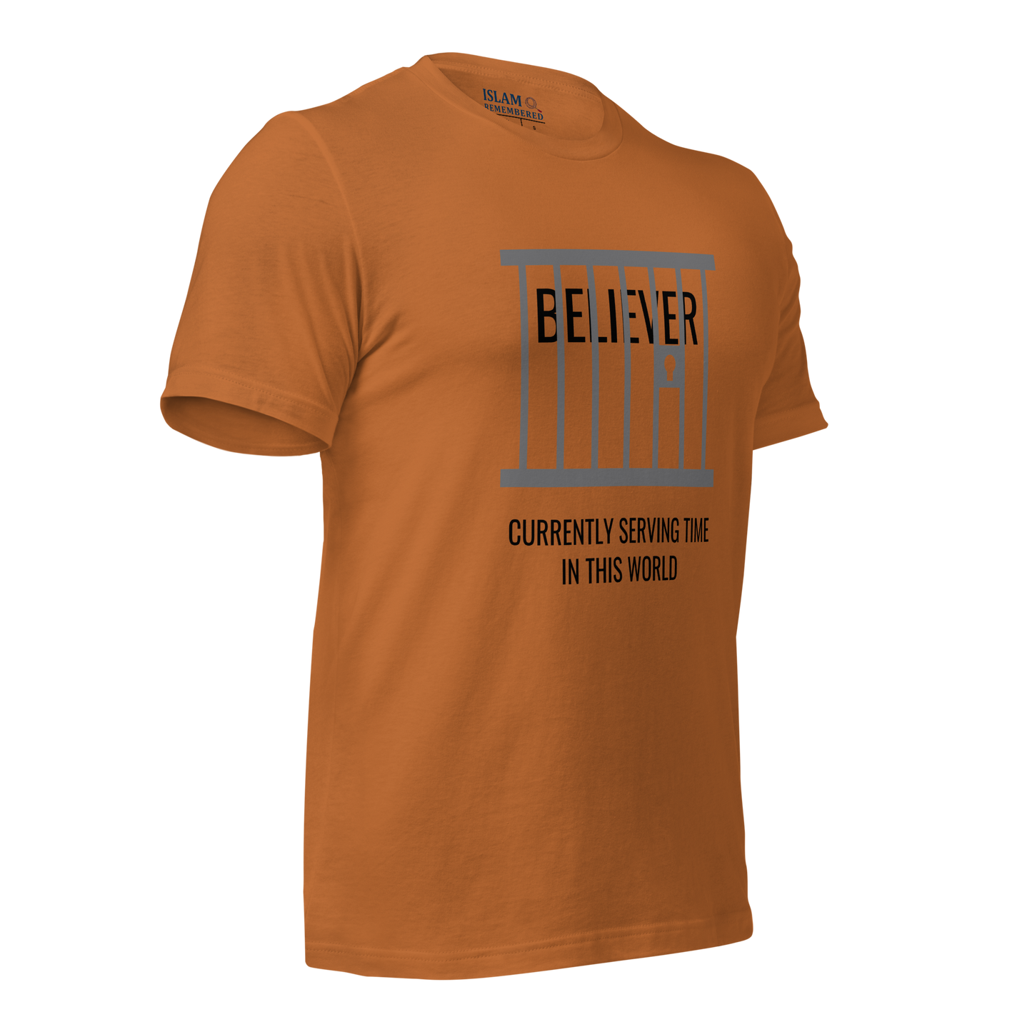 ADULT T-Shirt - BELIEVER SERVING TIME - Black