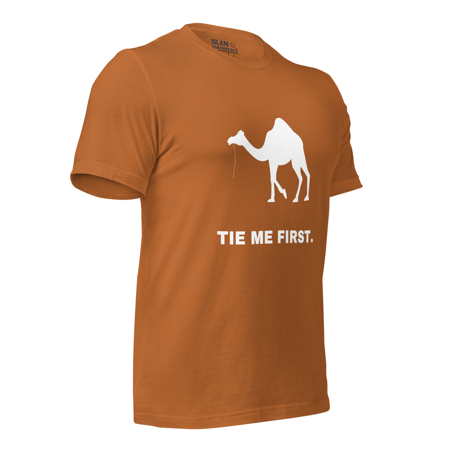 ADULT T-Shirt - TIE ME FIRST - White