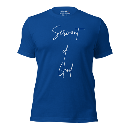 ADULT T-Shirt - SERVANT OF GOD (Signature Collection) - White