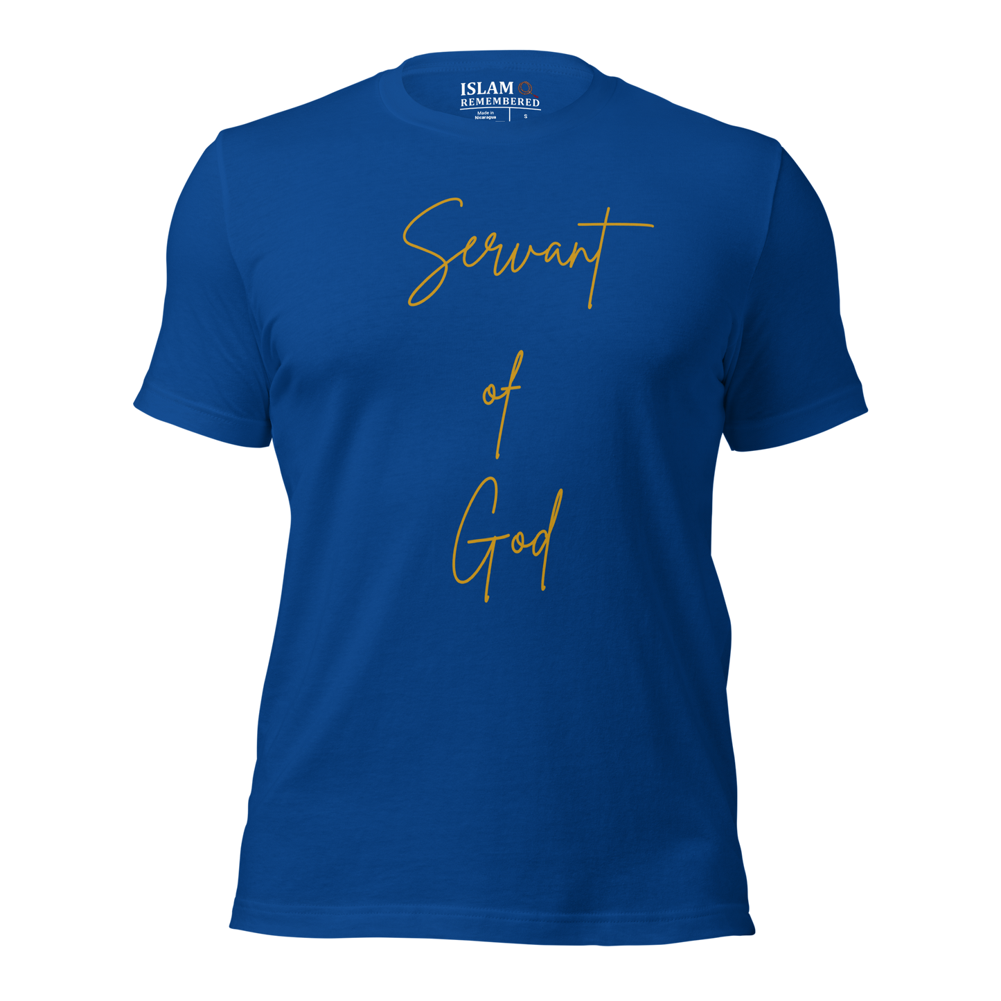 ADULT T-Shirt - SERVANT OF GOD (Signature Collection) - Gold