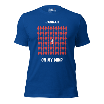 MEN's T-Shirt - JANNAH ON MY MIND - White