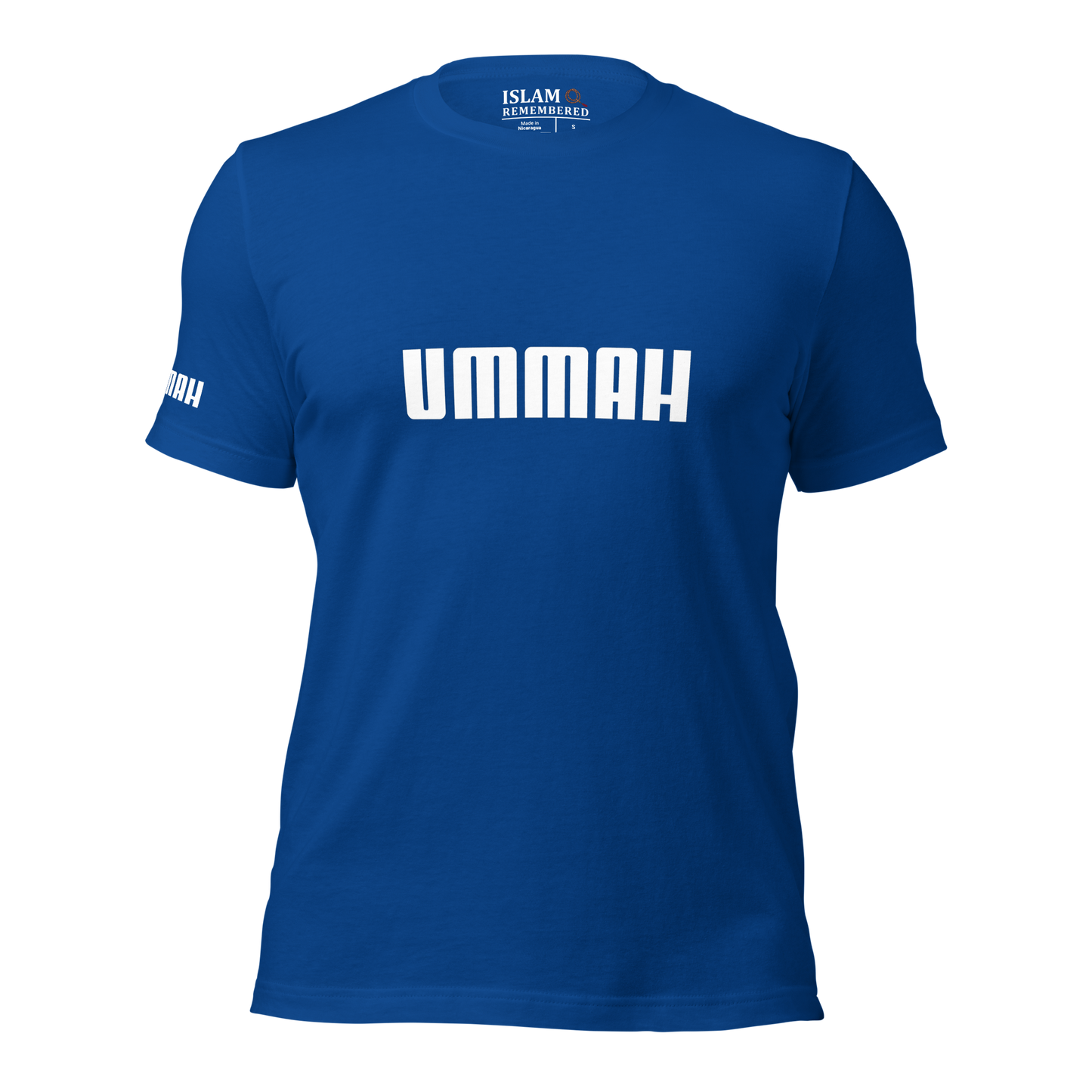 ADULT T-Shirt - UMMAH (w/ Arm Logo) - White