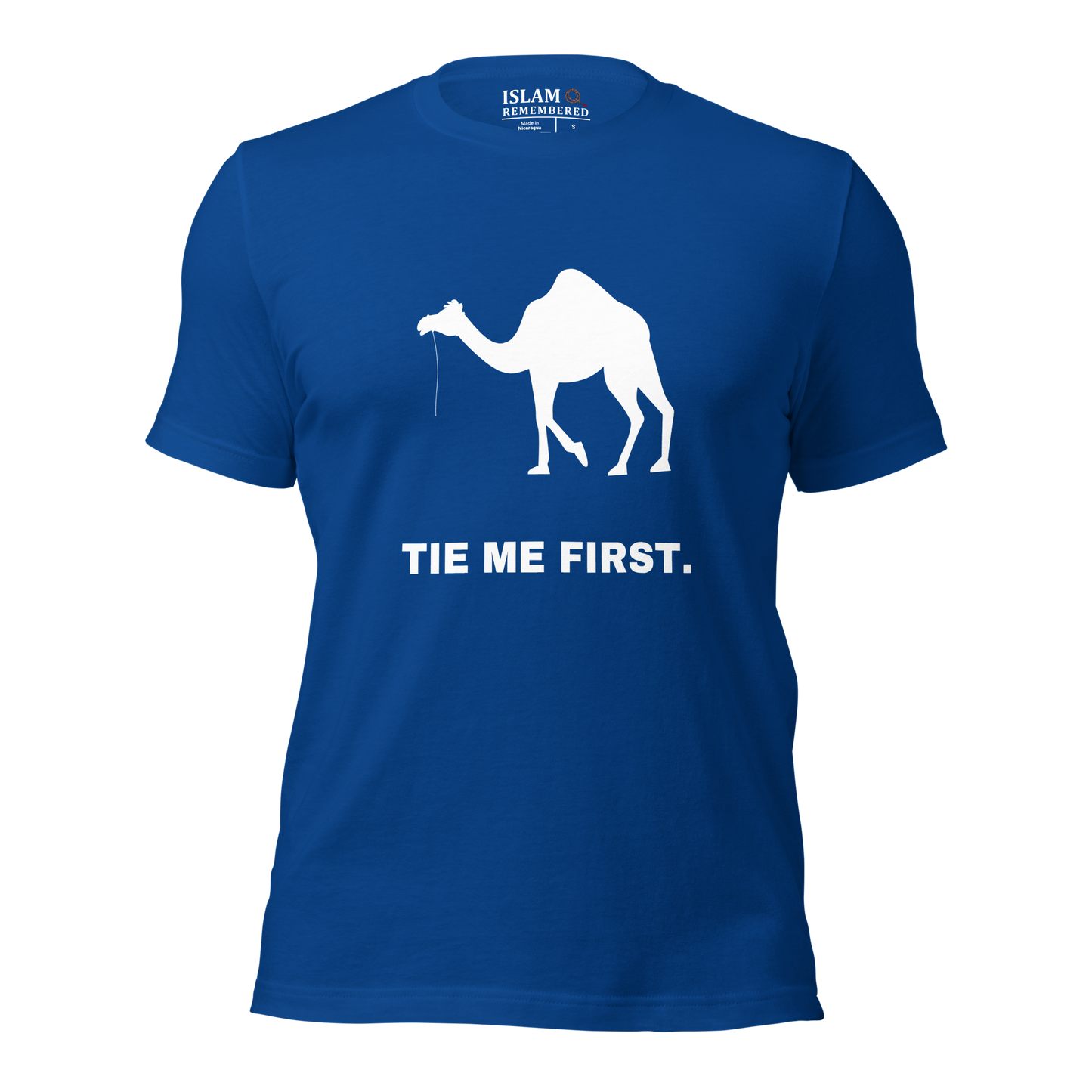 ADULT T-Shirt - TIE ME FIRST - White