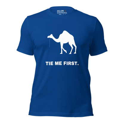 ADULT T-Shirt - TIE ME FIRST - White