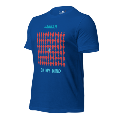 MEN's T-Shirt - JANNAH ON MY MIND - Blue