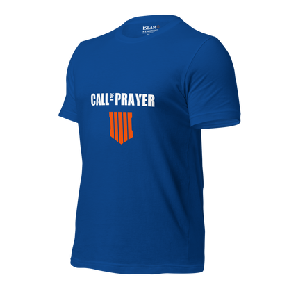 ADULT T-Shirt - CALL OF PRAYER - White/Orange