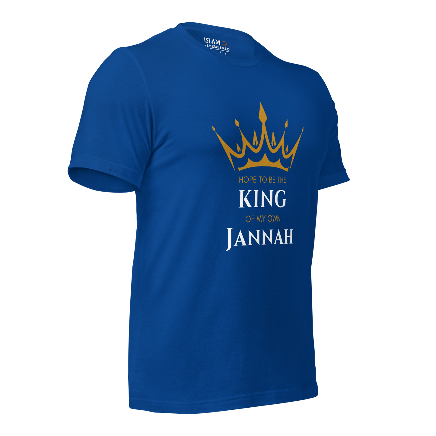 MEN's T-Shirt - KING OF MY OWN JANNAH - White