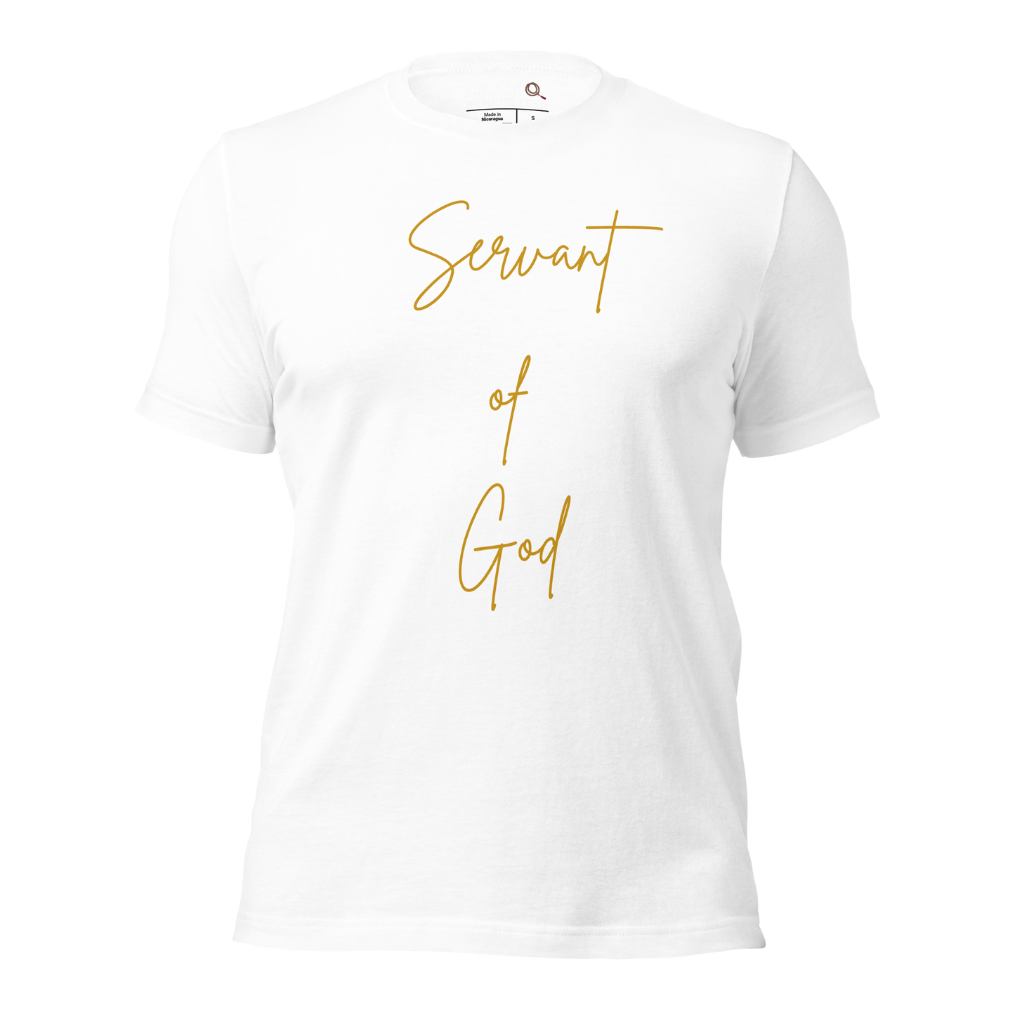 ADULT T-Shirt - SERVANT OF GOD (Signature Collection) - Gold