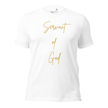 ADULT T-Shirt - SERVANT OF GOD (Signature Collection) - Gold