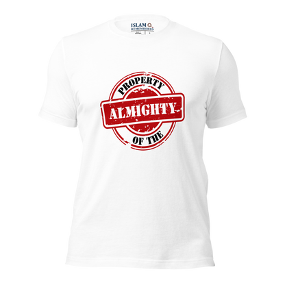 ADULT T-Shirt - PROPERTY OF THE ALMIGHTY - Black/White