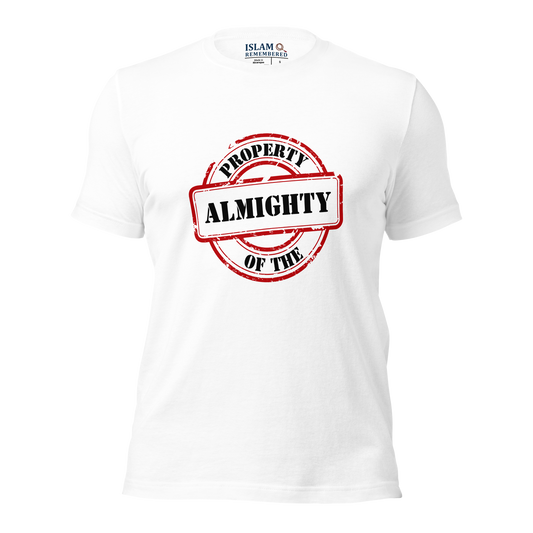 ADULT T-Shirt - PROPERTY OF THE ALMIGHTY - Black
