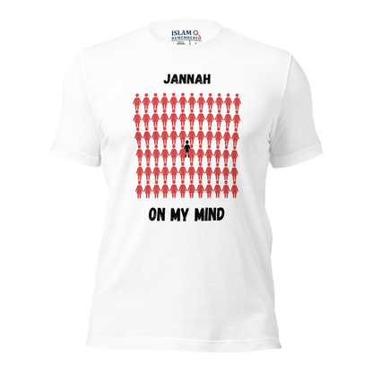 MEN's T-Shirt - JANNAH ON MY MIND - Black