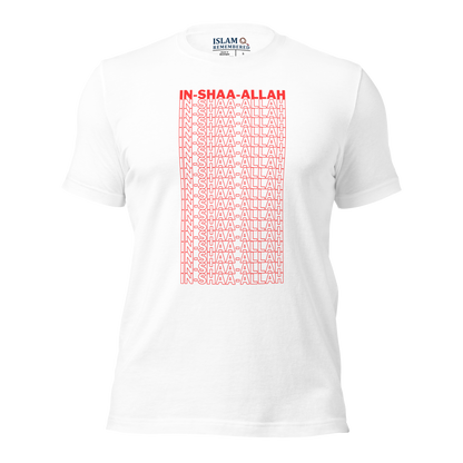 ADULT T-Shirt - INSHAA-ALLAH - Red