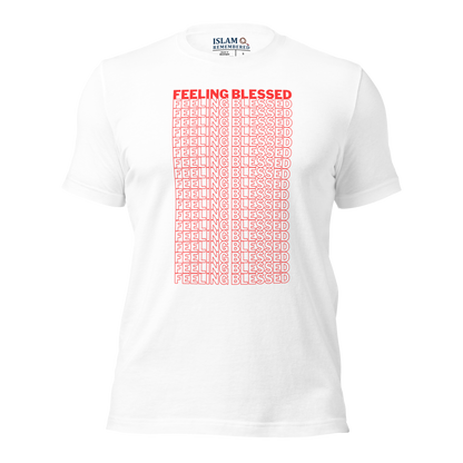 ADULT T-Shirt - FEELING BLESSED - Red