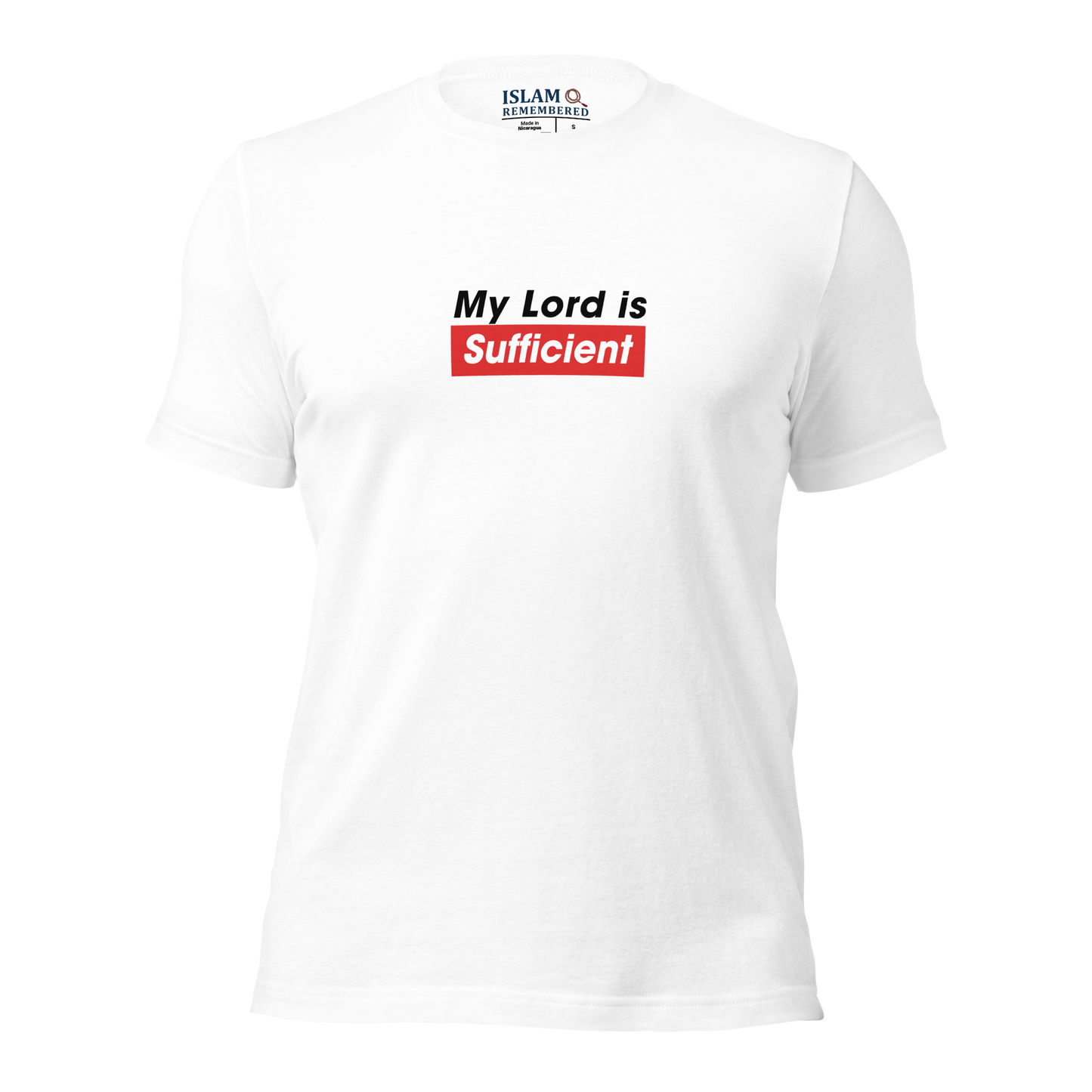 ADULT T-Shirt - MY LORD IS SUFFICIENT - Black