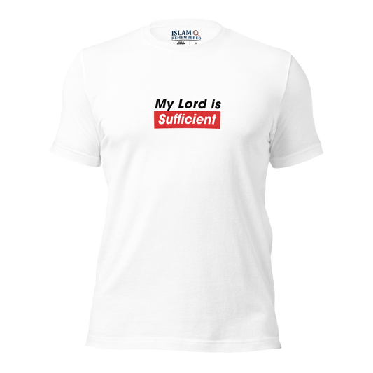 ADULT T-Shirt - MY LORD IS SUFFICIENT - Black